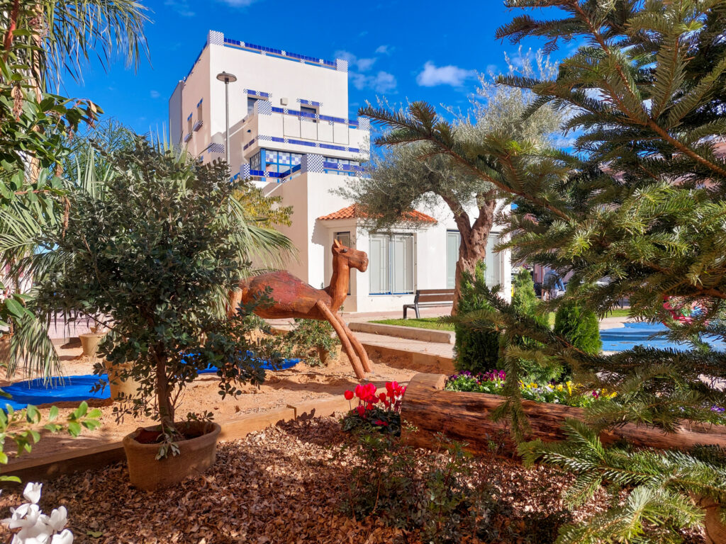 Jardín Efímero de Plaza Lagunas de Ruidera